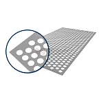 Лист перфорированный 0.55 мм Rd 2-7,1 1250х2500