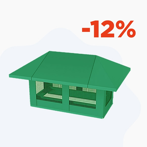 Минус 12% на дымники в эконом покрытии