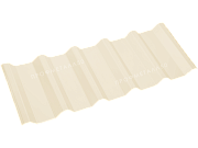 Двусторонний профнастил НС44-3000х1000 0,40 мм светлая слоновая кость