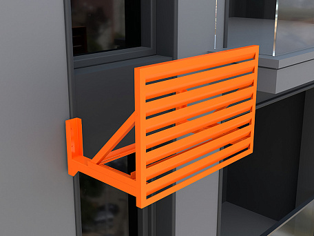 Экран для кондиционера Т4 с ламелями Л1.1