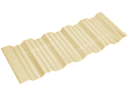 Двусторонний профнастил НС35-6000х1000 0,80 мм слоновая кость