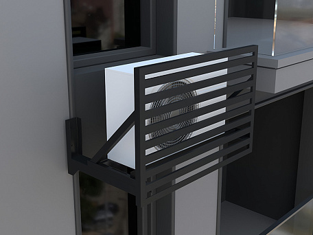 Экран для кондиционера Т4 с ламелями Л2.1