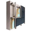 Вентилируемые фасады из оцинкованной стали с полимерным покрытием