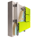 Фасадные панели из оцинкованной стали с полимерным покрытием