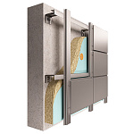 Металлокассеты фасадные открытого типа алюминиевые Металлокассеты фасадные открытого типа алюминиевые