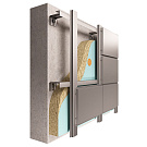 Металлокассеты фасадные открытого типа алюминиевые