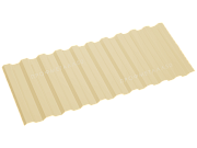 Двусторонний профнастил С21-2500х1000 0,55 мм слоновая кость