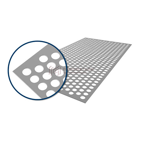 Лист перфорированный 0.7 мм Rd 3-9,2 1000х2000