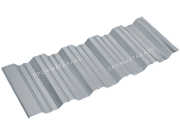 Двусторонний профнастил НС35-4000х1000 0,65 мм серое окно