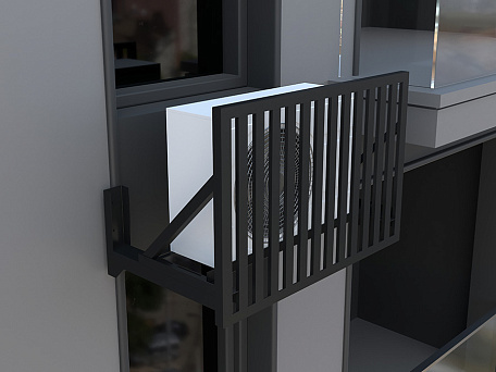 Экран для кондиционера Т4 с ламелями Л3.1