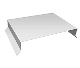 Парапет на кровлю Вид 1 3000х200 мм