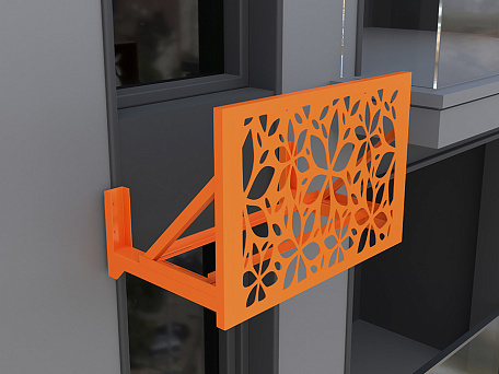 Экран для кондиционера Т4 с художественной перфорацией