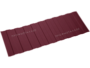 Двусторонний профнастил С8-6000х1150 0,70 мм винно-красный