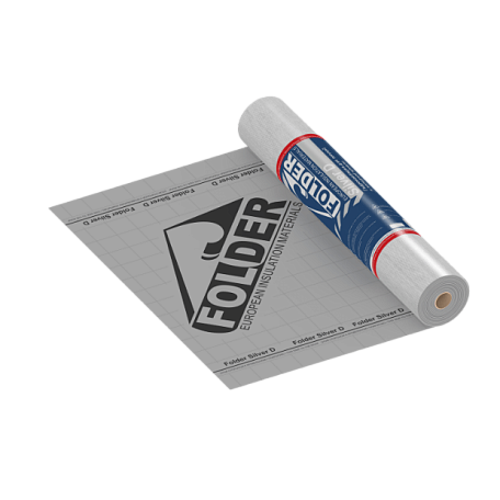 Гидроизоляция для кровли и фасада FOLDER Silver D