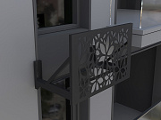 Экран для кондиционера Т4 с художественной перфорацией