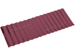 Гофролист С15-1088 эконом винно-красный