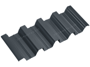 Двусторонний профнастил Н75-2500х750 0,80 мм антрацитово-серый