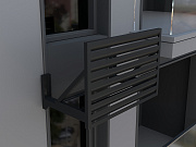 Экран для кондиционера Т4 с ламелями Л1.1