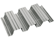 Профнастил H114-750 1,00 мм бело-алюминиевый