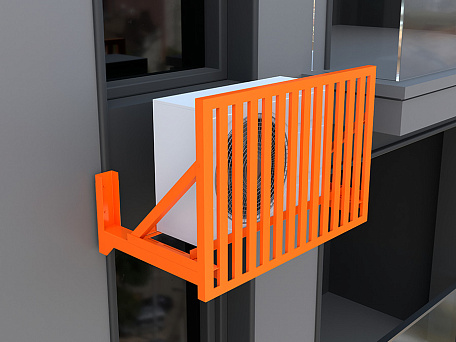 Экран для кондиционера Т4 с ламелями Л3.1