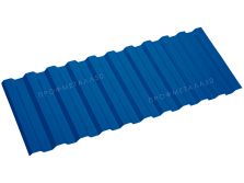 Профнастил С21-1000 0,45 мм сигнальный синий