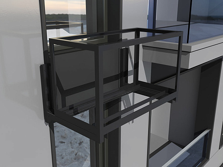 Корзина для кондиционера Т5 с вертикальными трубами ВТР1