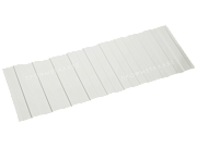 Двусторонний профнастил С8-6000х1150 0,55 мм серо-белый