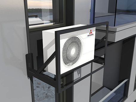 Экран для кондиционера Т4 с ламелями Л2.1