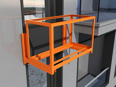 Корзина для кондиционера Т5 с вертикальными ламелями ВЛ1