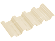 Двусторонний профнастил Н75-4000х750 0,50 мм светлая слоновая кость