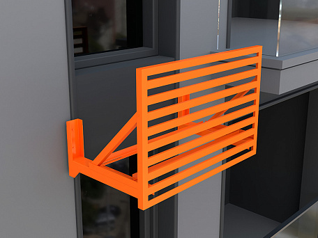 Экран для кондиционера Т4 с ламелями Л2.1