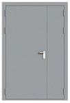 Дверь техническая полуторная глухая ДМ2-П1 левая