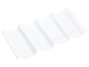 Двусторонний профнастил Н60-6000х845 0,90 мм сигнальный белый