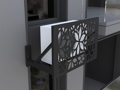 Экран для кондиционера Т4 с художественной перфорацией