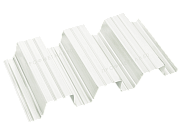 Профнастил H114-750 1,00 мм серо-белый