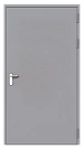 Дверь техническая однопольная глухая ДМ1-П3 правая (порог 14 мм)