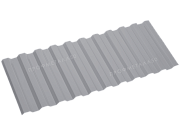 Двусторонний профнастил С21-4000х1000 0,70 мм сигнальный серый