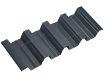 Двусторонний профнастил Н75-3000х750 0,65 мм антрацитово-серый