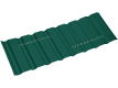 Двусторонний профнастил НС20-6000х1100 стальной шелк 0,50 мм зелёный мох