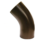 Колено сливное (отмет) штампованное в покрытии полиэстером